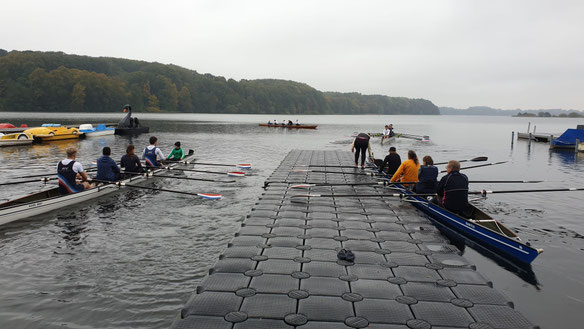 Anrudern am Sonntag beim SRC